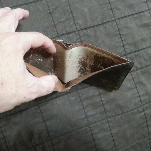 Vintage LV Louis Vuitton Wallet Monogram Bifold Men's Unisex Women's - Picture 6 of 16